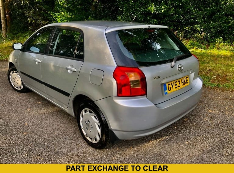 2003 Toyota Corolla 1.6 VVT-i T2 Hatchback 5dr Petrol Automatic (190 g/km, 109 bhp) RETIRED OWN H...