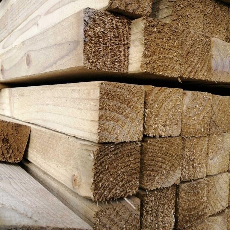 C16 Carcassing Timber. 2.4m & 4.8m Lengths. TIMBERMINES WN6 7TP