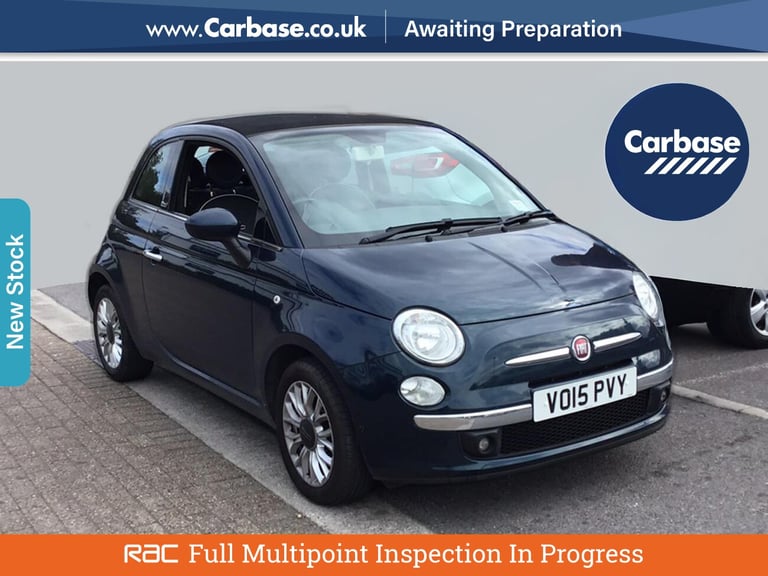 2015 Fiat 500C 1.2 Lounge Convertible 2dr Petrol Manual Euro 6 (s/s) (69 bhp) Convertible PETROL ...