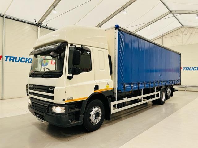 DAF CF75 310 6x2 Rear Lift Sleeper Cab Curtainsider  