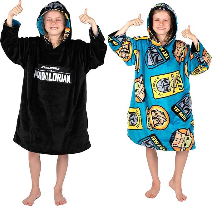 image for new in packaging - Star Wars Mandalorian - Oversized Hoodie Reversible - one size fits 6-13 years