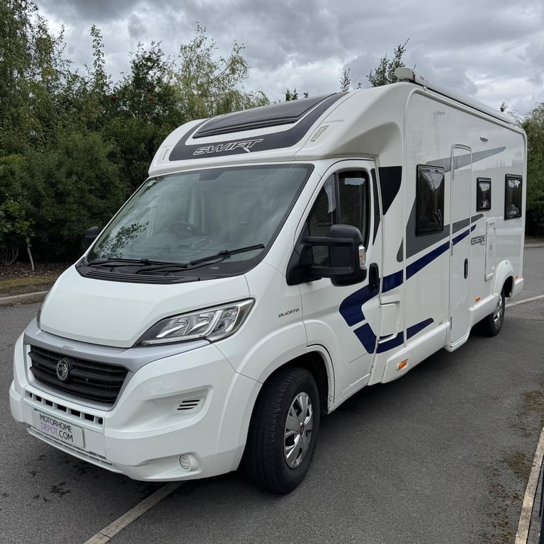Swift Escape 685 2018 6 Berth 5 Seatbelts U Shape Lounge Pull Down Bed 3500kg
