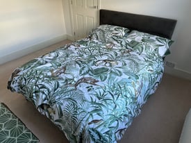 Double size ottoman bed + mattress
