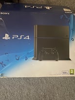 PlayStation. PS4 with box 