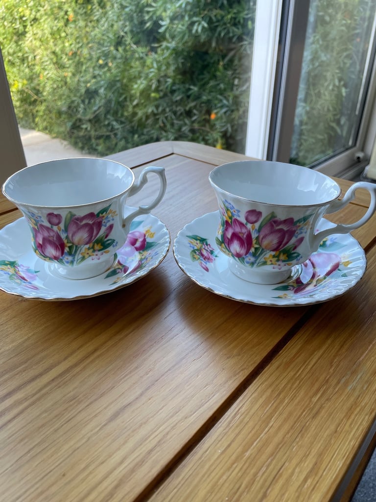 image for Royal Albert set of 2 cups and saucers