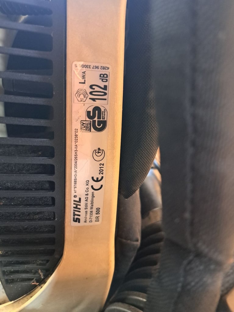 Stihl BR500 leaf blower 