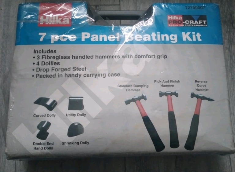 image for Hilka 7pc Panel Beating Kit