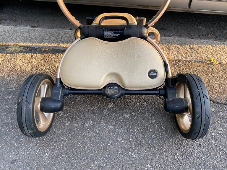 Mima Xari Gold Pram Stroller Pushchair 