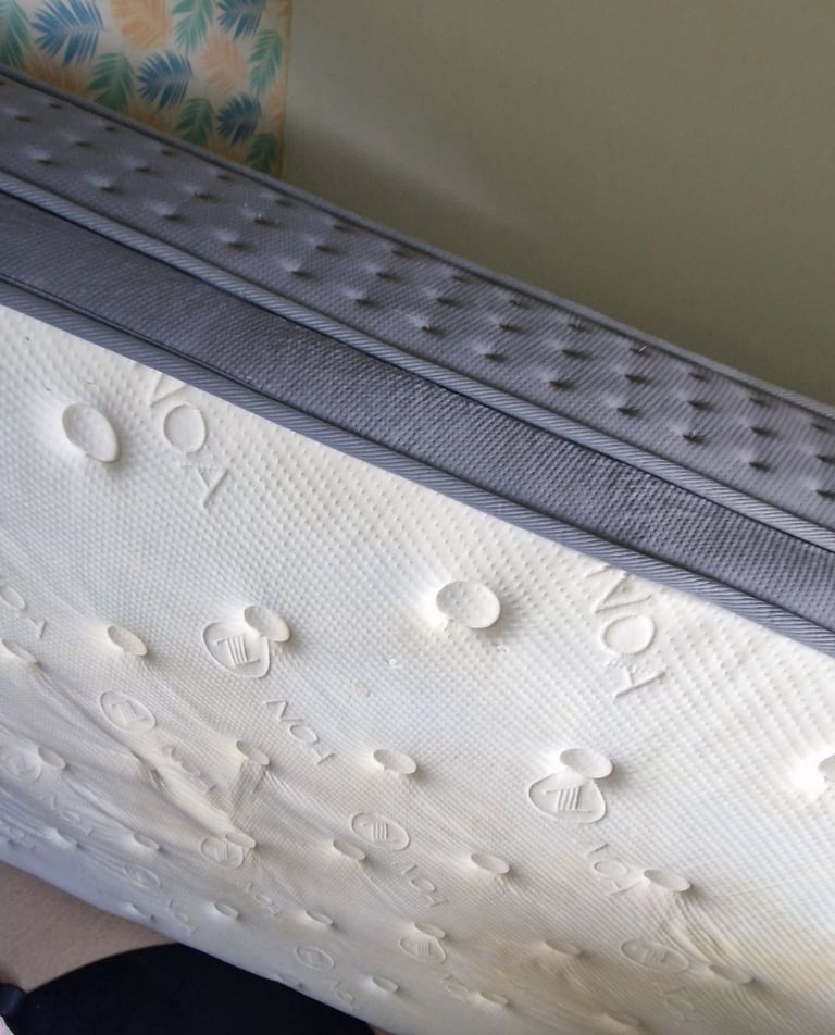 Double orthopedic mattress 