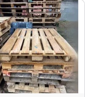 One wooden pallet. Free to collector