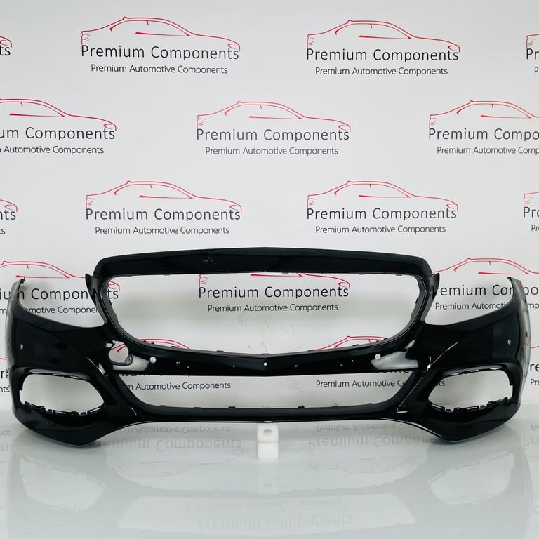 Mercedes C Class Front Bumper Genuine Black W205 Se 2014 - 2018 [ao105]