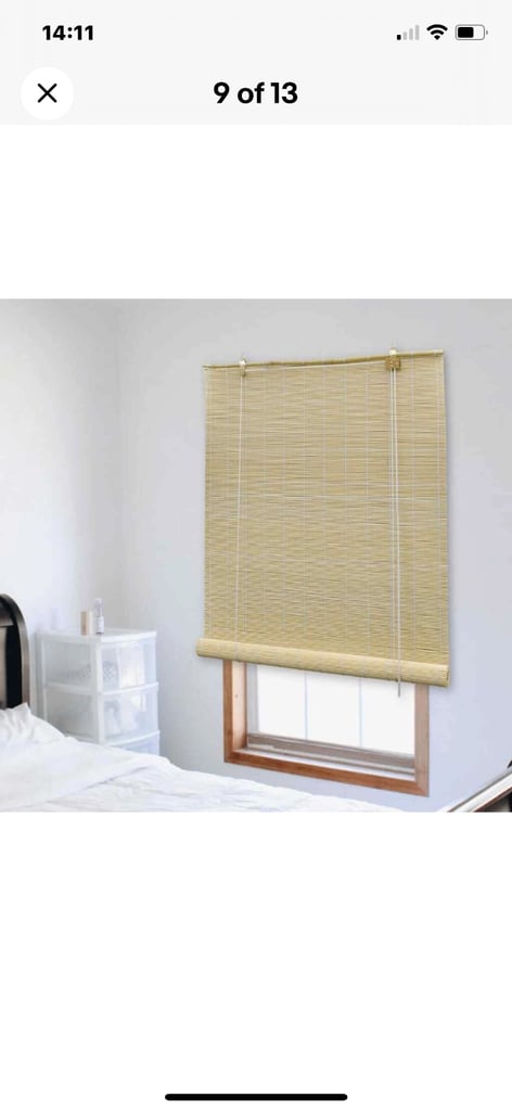 Bamboo blinds 2 sizes  sold separately 