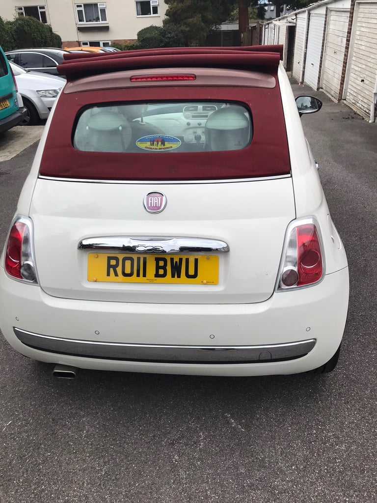 Fiat, 500, Convertible FSH star stop new mot , 2011, Manual, 1242 (cc), 3 doors
