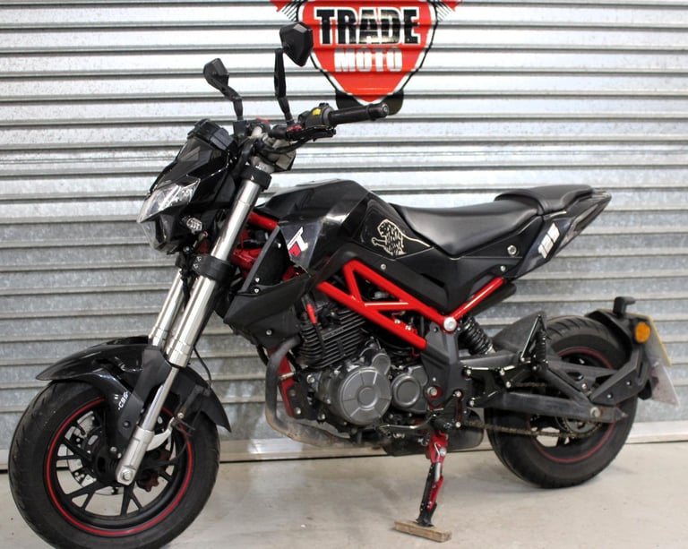 2018 18 Benelli Tornado TNT 125 LEARNER LEGAL TRADE SALE NEW MOT 8576miles BLACK