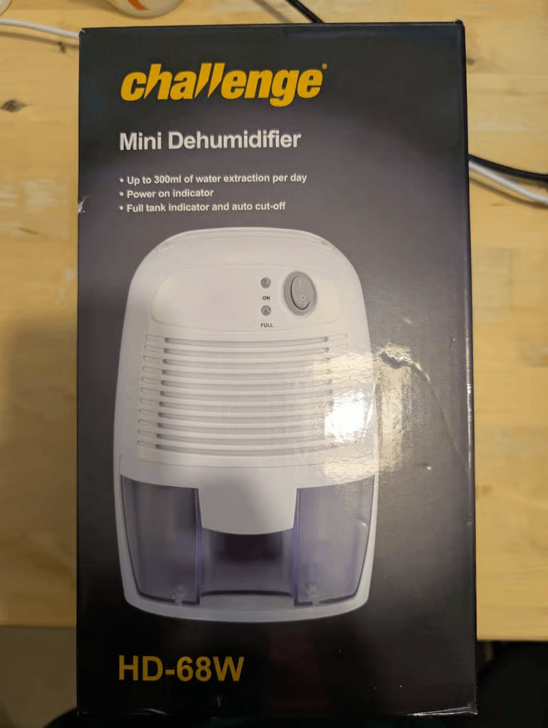 Challenge 0.5L Mini Dehumidifier - White