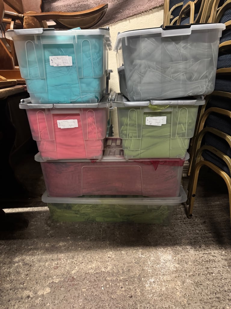 Chair bows and table runners