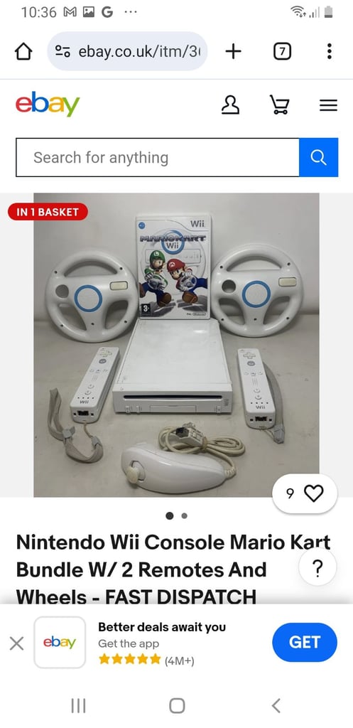 image for Wii console and accessories 
