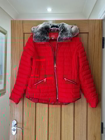 Joules red gosling jacket deals