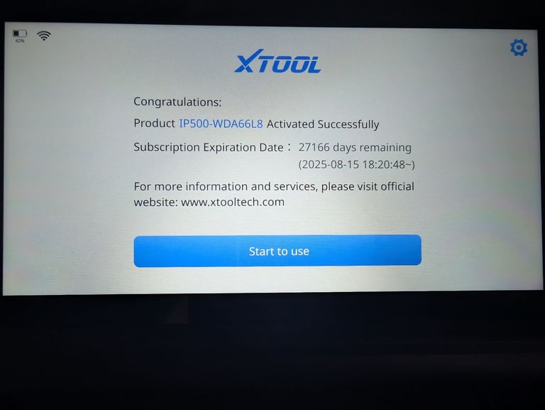 2025 XTOOL IP500 OBD2 Scanner