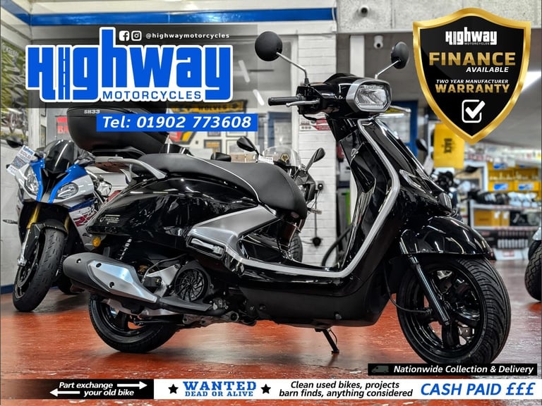 image for NEW Sym Fugue 125cc Euro 5 Sport Retro Scooter