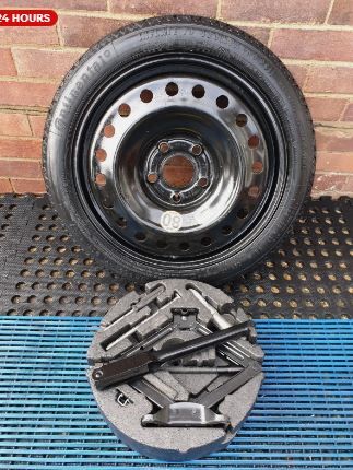 VAUXHALL INSIGNIA (2008-2017) 17" SPACE SAVER SPARE WHEEL 125/70R17 JACK & BRACE