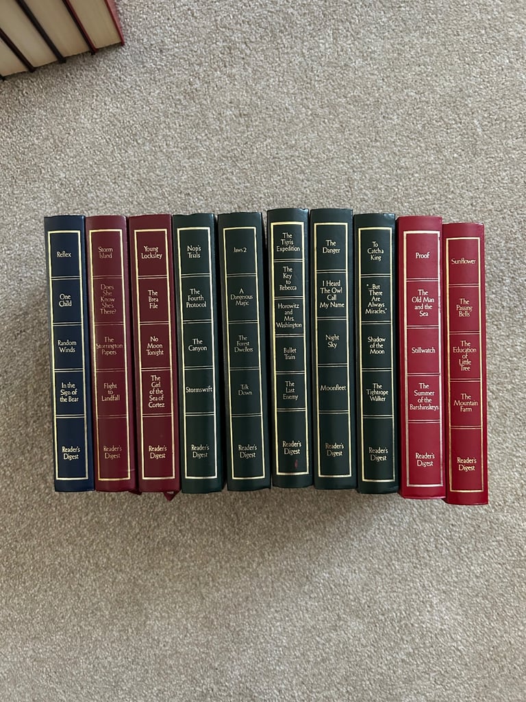 14no Readers digest condensed books