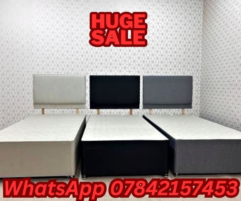 image for BIG OFFER ! double bedframe-With Memory foam mattress  