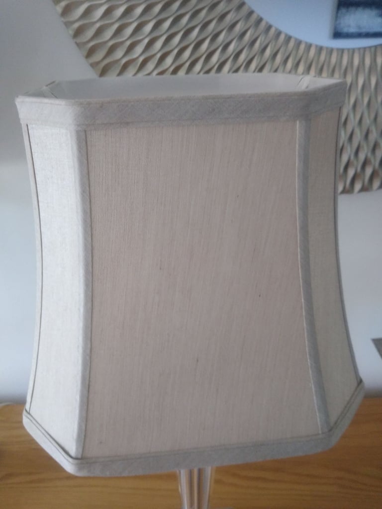 Beautiful Lounge/Bedroom Glass/Chrome Lamp