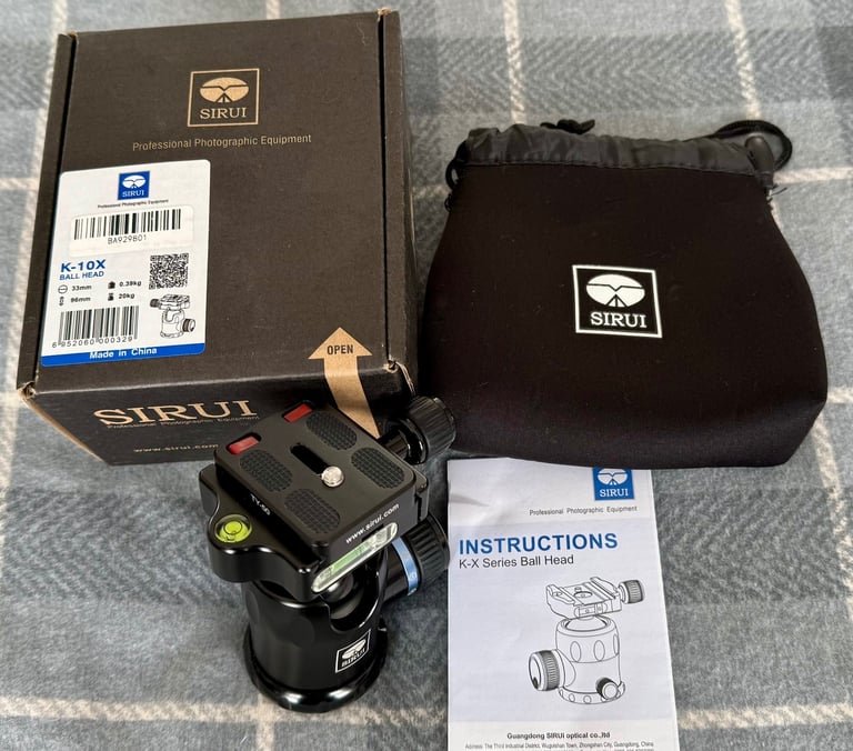 SIRUI K-10X BALL HEAD WITH TY-50 PLATE