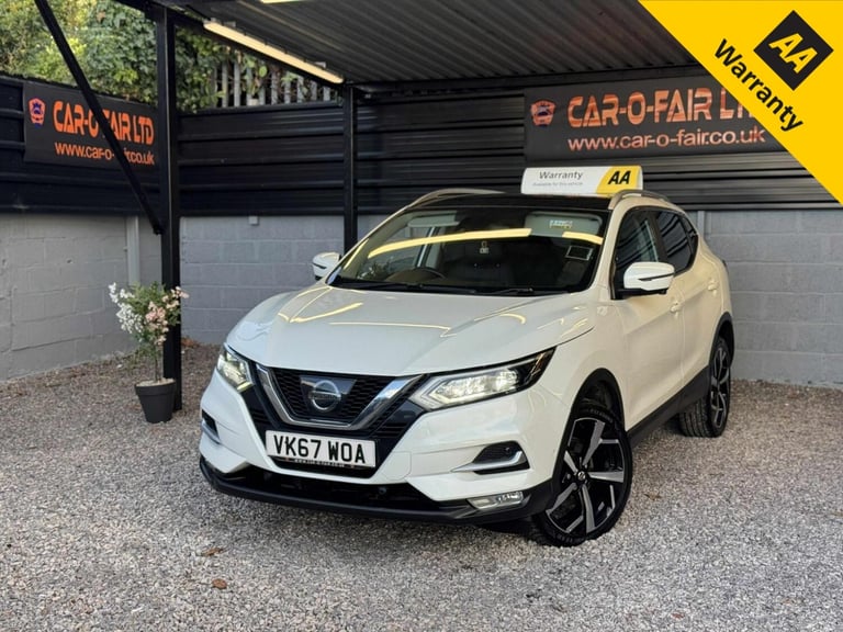 image for NISSAN QASHQAI 1.5 dCi Tekna White Manual Diesel 2017+PANROOF+R-CAMERA+SAT-NAV!