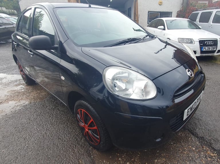 2013 13 NISSAN MICRA 1.2 VISIA LOW 75K MOT 10/26 5DR BLUETOOTH BLACK PX SWAPS