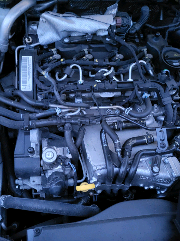 Vw golf mk7.5 a3 8v octavia 1.6 tdi cxx ddy engine done 47k 13-20 