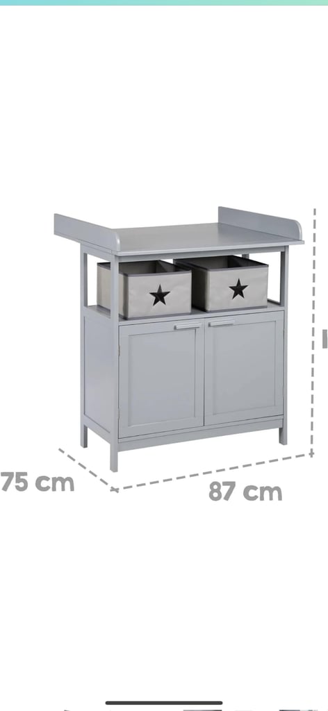 roba Wooden Changing Table Dresser with Removable Changing Top 'Hamburg'