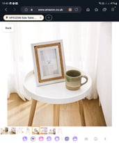 Brand New White Side Table 
