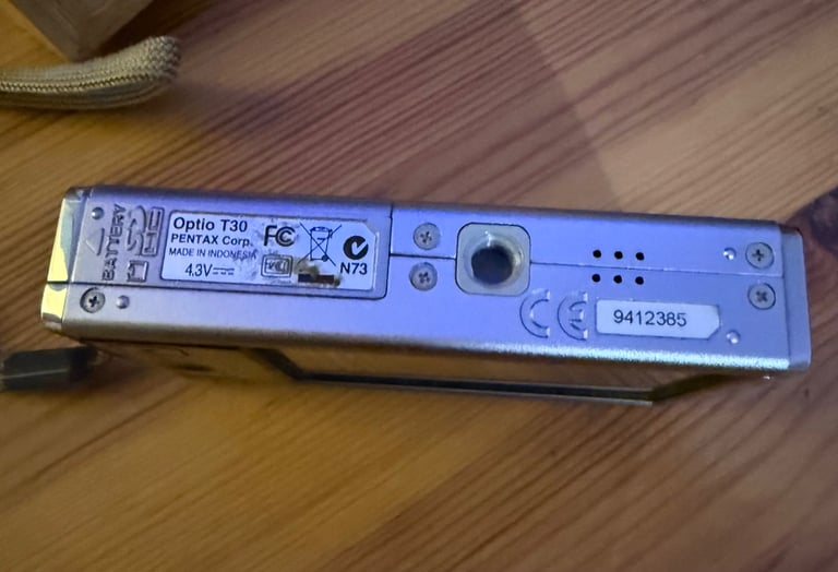 Pentax Optio T30 Compact Digital Camera 