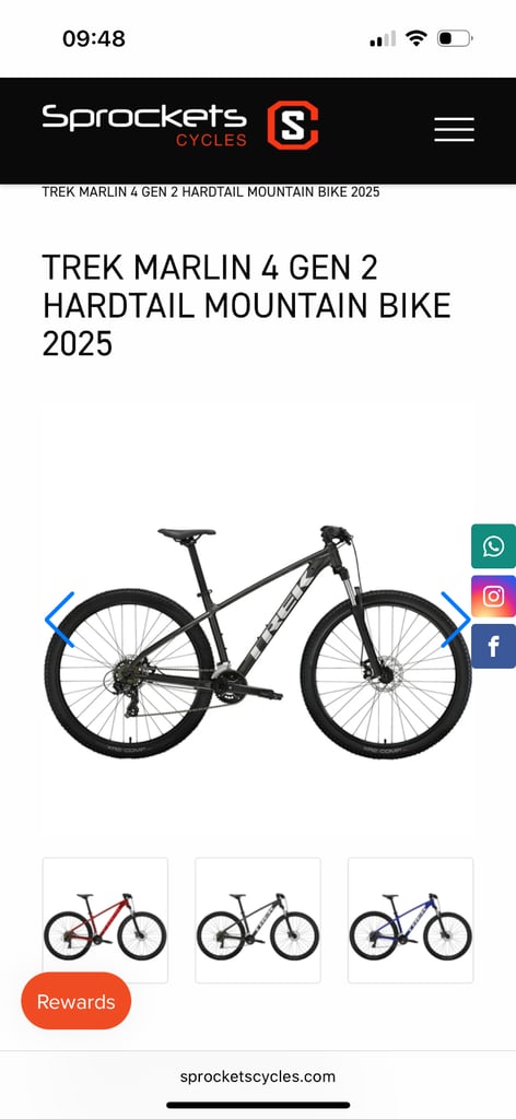 TREKMARLIN 4 GEN 2 HARDTAIL MOUNTAIN BIKE