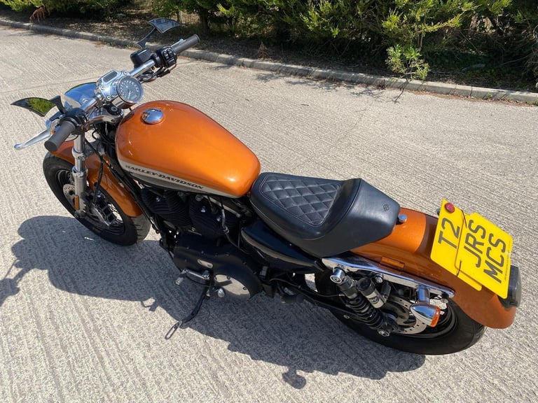 2014 HARLEY DAVIDSON 1200 CUSTOM LIMITED XL CA 14 ORANGE  BLACK SPORTSTER