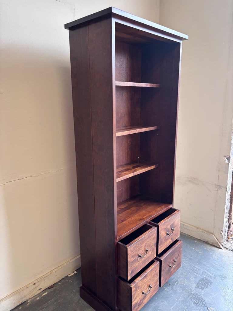 Next chestnut solid wood bookcase ! Excellent condition!