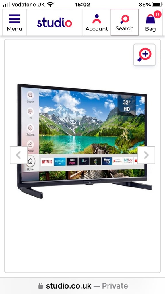EGL 32in Smart tv
