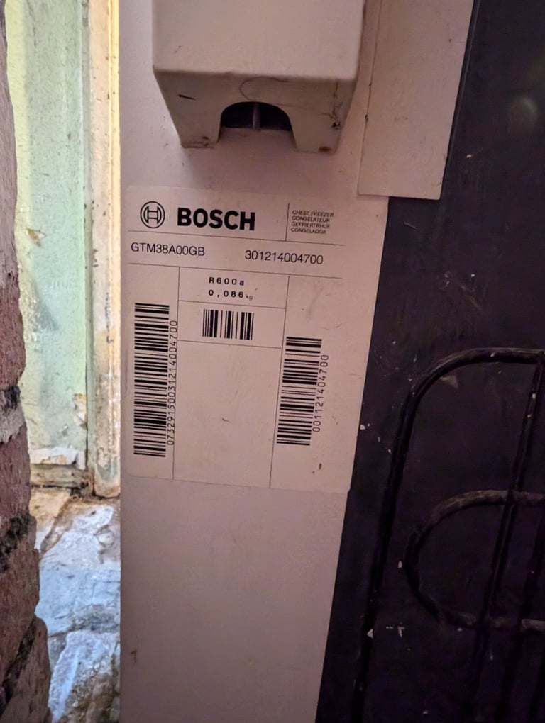 Large chest freezer bosch 
