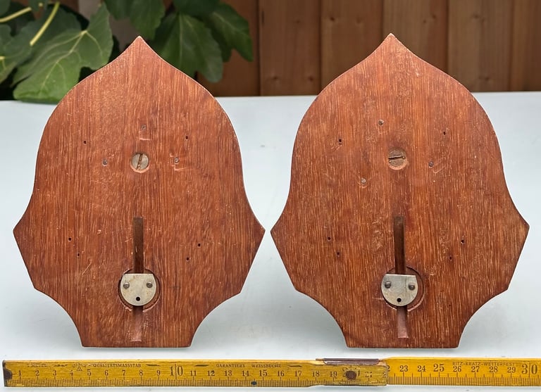 VINTAGE FRENCH TAXIDERMY WILD BOAR HOOVES COAT HOOKS, SANGLIER HOOF HUNTING RACK - WILL POST!