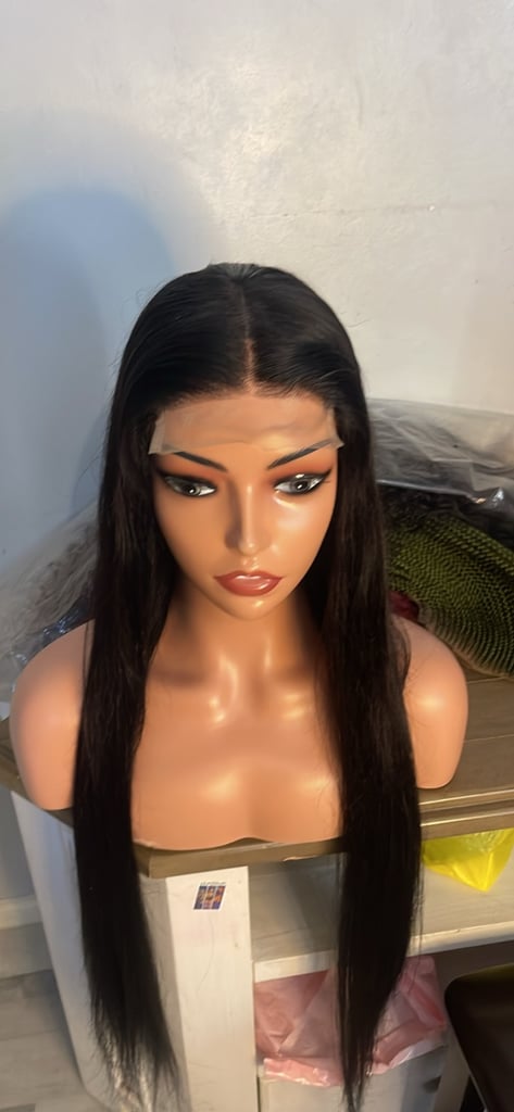 image for Human hair 30inch silky straight with 5by5 closure 