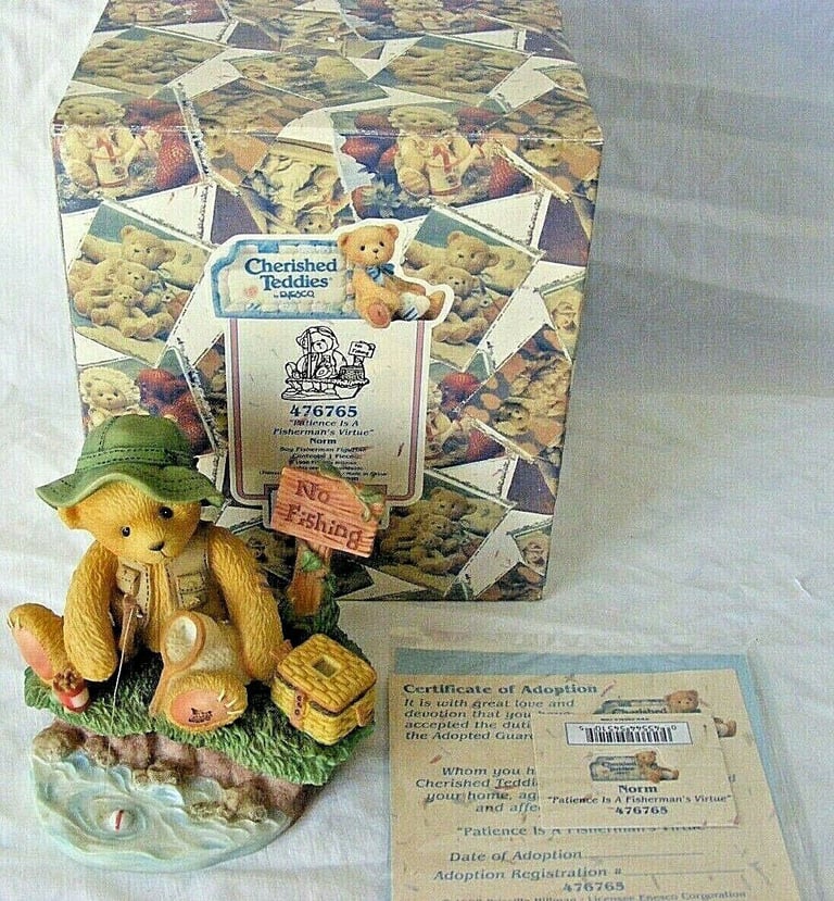 image for Cherished Teddie Norm or Norman Boxed With Certificate