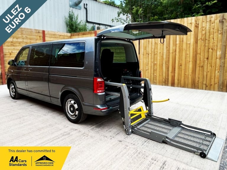 2020 Volkswagen Transporter LWB 6 Seat Auto Wheelchair Accessible Vehicle WAV MPV Diesel Automatic
