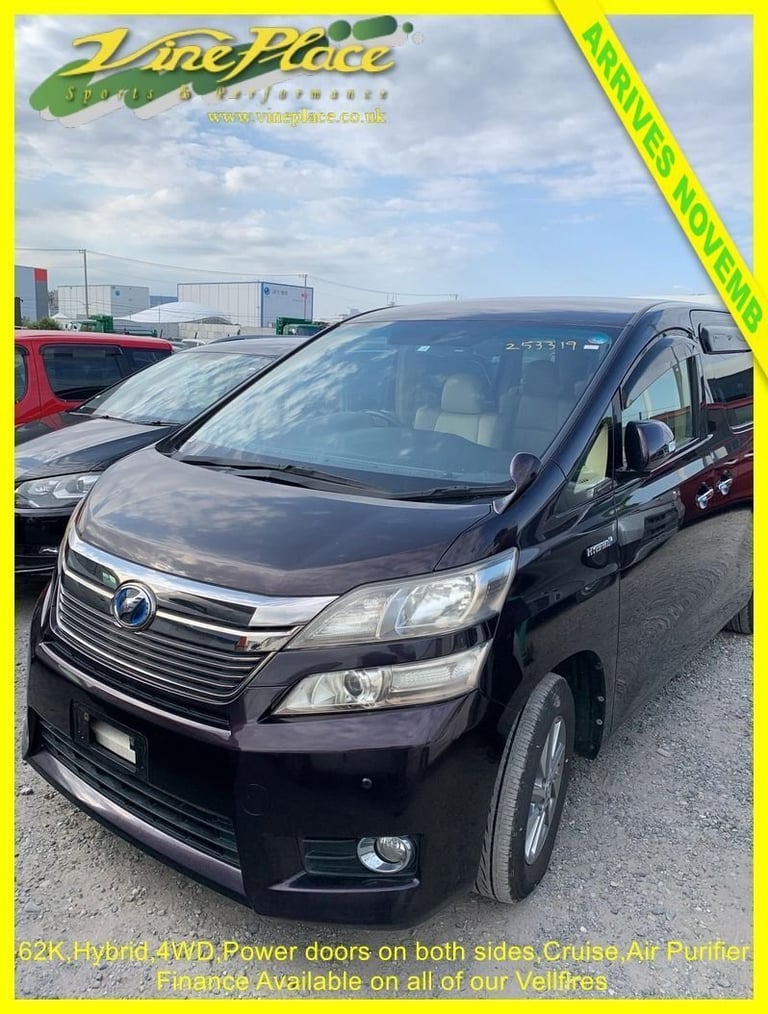 2012 Toyota Vellfire 2.4 Hybrid X, 7 Seats, Auto MPV Hybrid Automatic