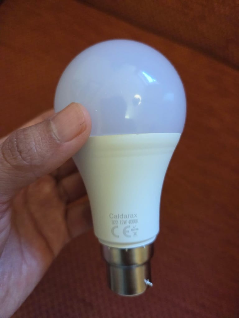 Caldarax B22 Bayonet Cap LED Light Bulb (pack of 3)