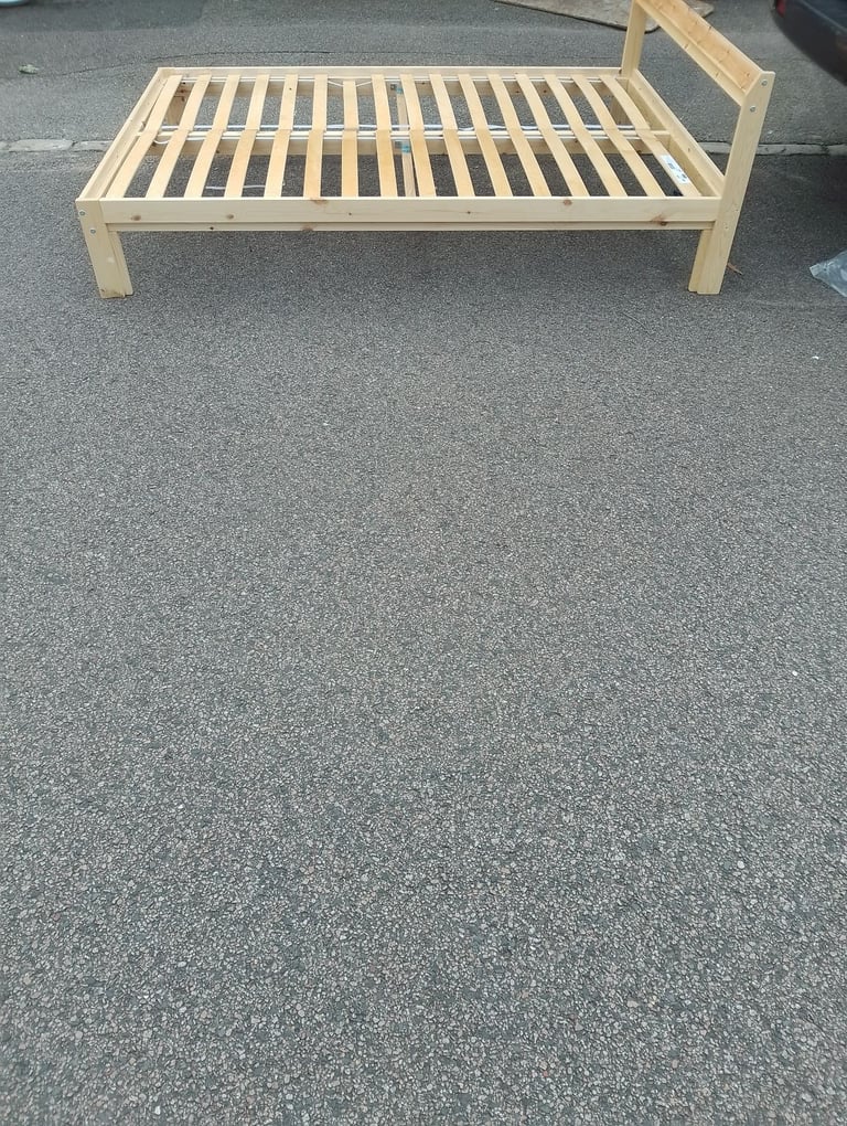 Brand new solid wood double bed 