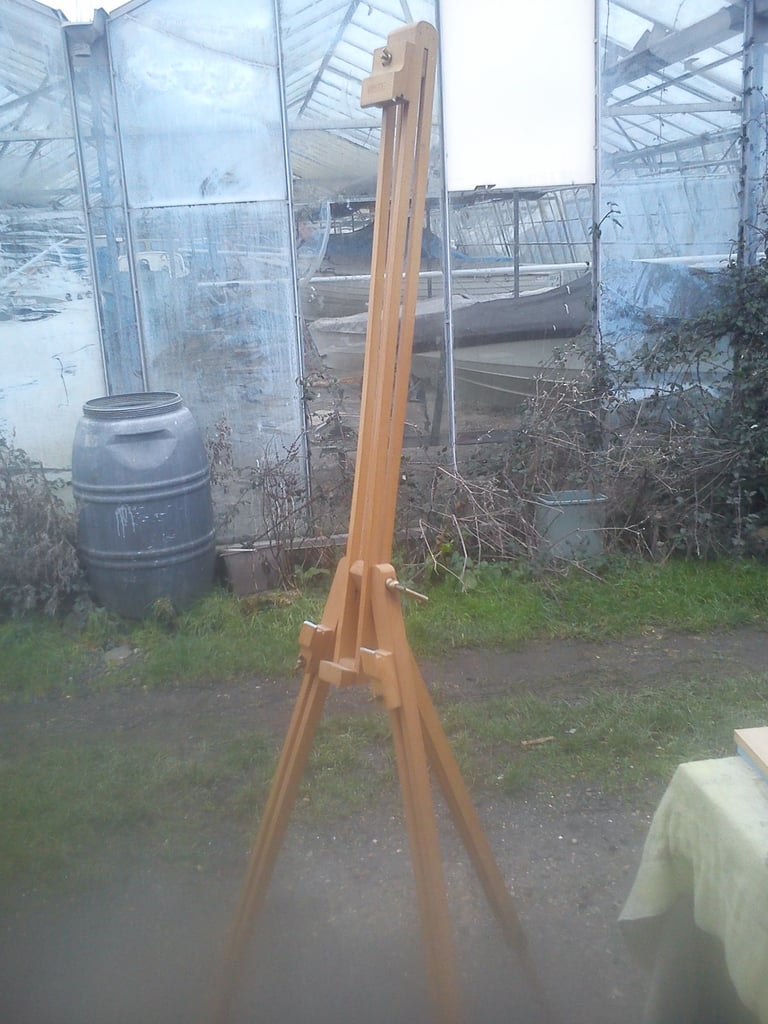 Vintage, beech, artist's easel by Lefranc and Bourgeois.