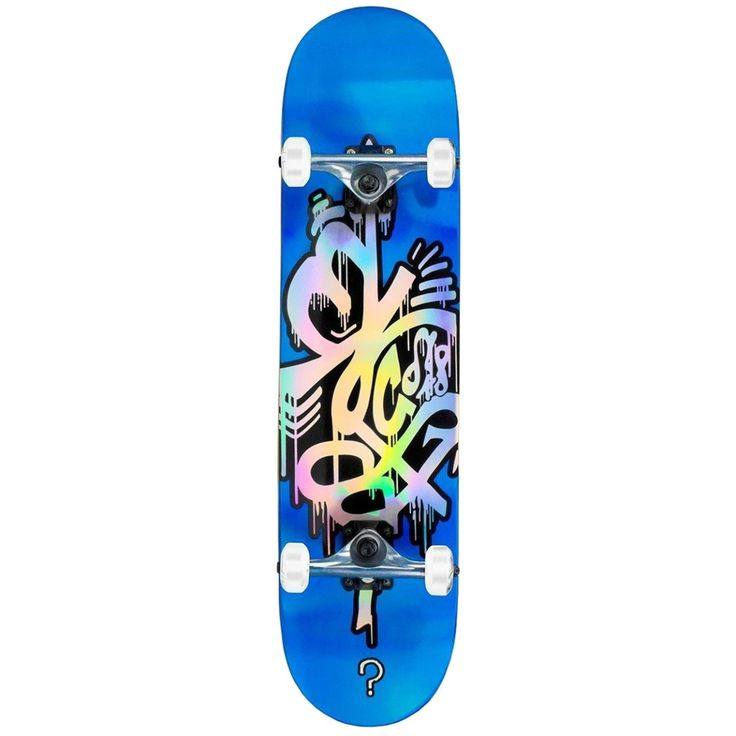 image for Enuff Hologram Complete Skateboard - Blue 8''