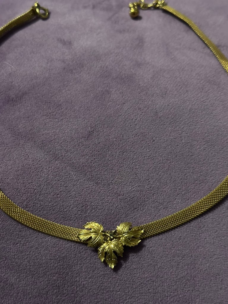 Gold plated necklace 